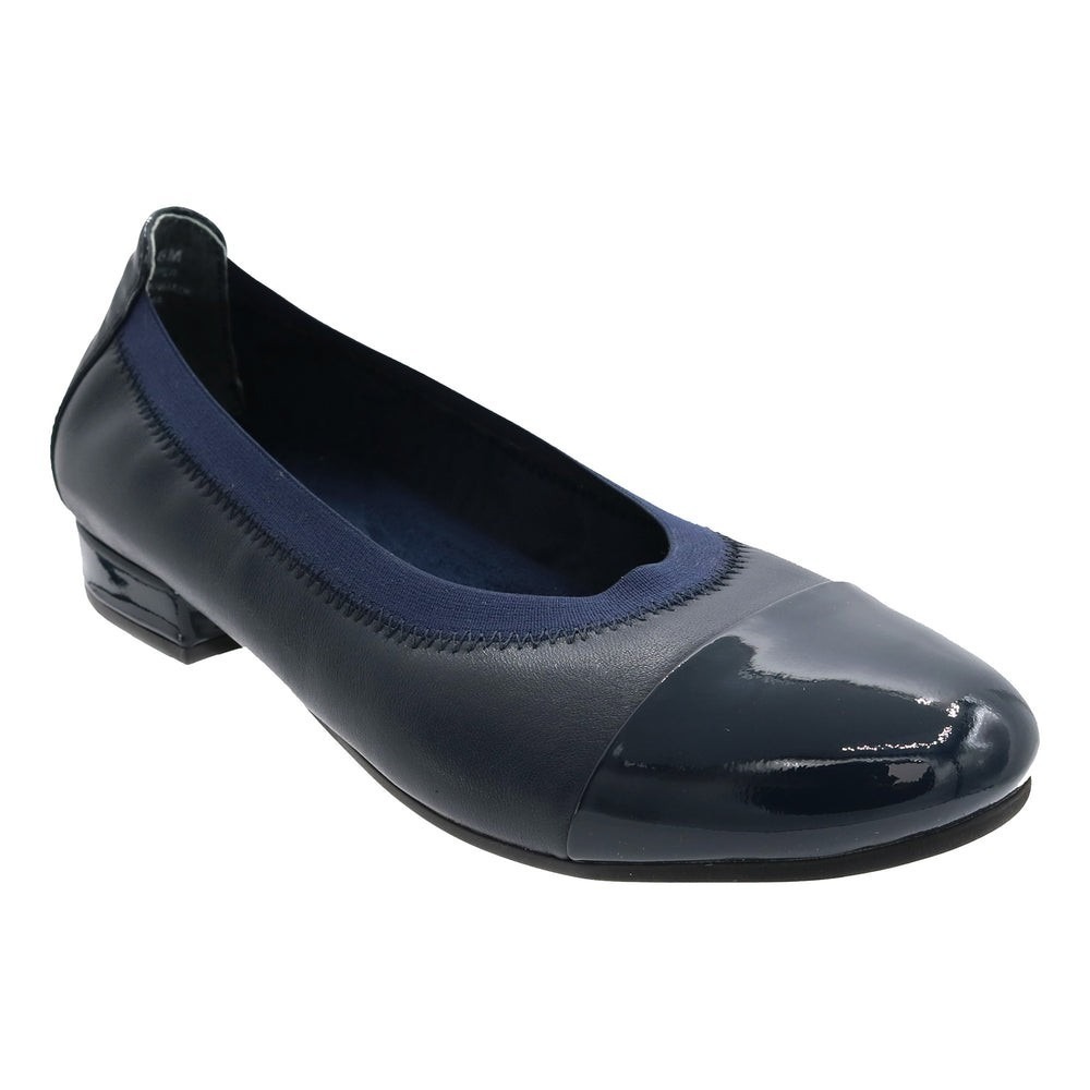 David Tate Blue Suede Leather Minimalist Twee Comfort Nicole Flats Size 10W
